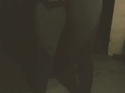 Pissing after yoga stretching 4/16