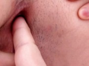 Italian Amateur Wife with spread pussy gets two fingers in her cunt! 3/16