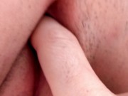 Italian Amateur Wife with spread pussy gets two fingers in her cunt! 5/16