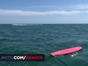 Busty mature brunette is interested by the young guys on the yacht 15/16