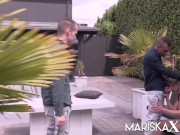 MARISKAX Nasty blonde slut Nikky has her holes creampied 12/16