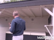 MARISKAX Nasty blonde slut Nikky has her holes creampied 2/16