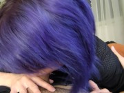 PURPLE HAIRED CUM DUMP OBEYS DADDY LIKE A GOOD GIRL 5/16