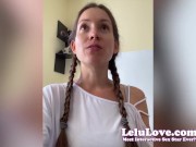 Lelu Love getting a new cameraman and cum all over hole rip stockings behind the scenes bloopers fun & more in real life VLOG 14/16