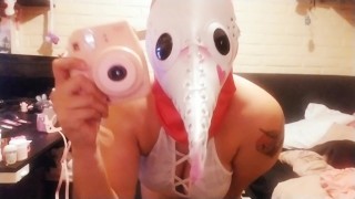 Plague Doctress Takes Nudes While Watching Porn - RedTube