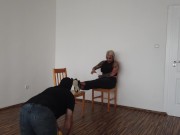 Foot Slave Worships Tattooed Feet 2/16