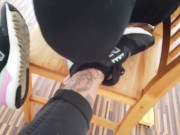 Foot Slave Worships Tattooed Feet 7/16