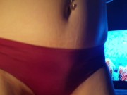 ⭐ Naughty Pee Couple Part 1. Girlfriend Pisses Herself Over Boyfriend And Teases! 9/16