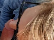 Outdoor BLOWJOB by hot gf 11/16