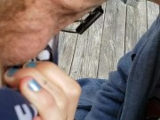 Outdoor BLOWJOB by hot gf 6/16