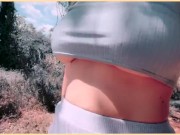 Wife Flashing Hikers With Her BIG TITS 4/16