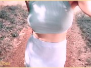 Wife Flashing Hikers With Her BIG TITS 7/16