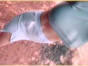 Wife Flashing Hikers With Her BIG TITS 8/16