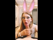 Минет в виртуальной маске instagram / snapchat lens. (blowjob in instagram/snapchat lens/mask/AR) 7/16