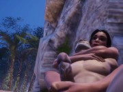 Футджоб / подрочила член миллионеру своими ножками на диких камнях [3D Hentai] 15/16