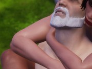 Футджоб / подрочила член миллионеру своими ножками на диких камнях [3D Hentai] 4/16