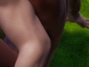 Футджоб / подрочила член миллионеру своими ножками на диких камнях [3D Hentai] 6/16