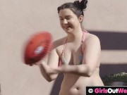 GirlsOutWest - Three naughty babes have lesbian sex in the backyard 3/16