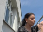 Madame Carla uses her slave's face as a stool on the loggia 10/16