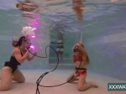 Underwater erotic naked babes Jane and Minnie