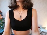 Ass in Tight Leather Skirt 1/16