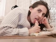 Dildo Throating on Cam 1/16