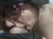 Babysitter gives me an amazing blowjob, she loves cum in to her mouth 3/16