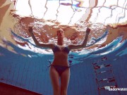 Underwater hottest girl ever Martina stripping nude 6/16