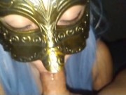 back to mask sensual blowjob cum in mouth(pinay ganda) 15/16