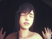 Final Fantasy Hentai - POV Tifa sucks and gets fucked until filling her mouth and pussy 15/16