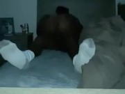 BIG BOOTY EBONY BOUNCING ON HARD DICK WITH NO REMORSE!!!! #WET 1/16