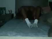 BIG BOOTY EBONY BOUNCING ON HARD DICK WITH NO REMORSE!!!! #WET 4/16