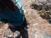 Risky Passionate Outdoor Nature Sex With Pretty Girl Hilana Won! Cum inside Her Perfect Pussy! OMG! 1/16