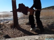 Risky Passionate Outdoor Nature Sex With Pretty Girl Hilana Won! Cum inside Her Perfect Pussy! OMG! 15/16