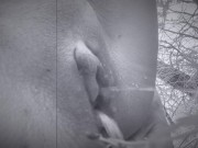 Trying Not to Get Caught in Public with Both Holes Filled - squirting at end 16/16