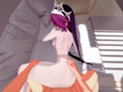 Rosaria getting fucked hard in spooning position. (Genshin Impact Hentai) 4/16