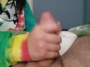 Taking care of his morning wood  9/16