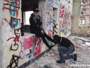 He Worship Her Black Stocking Feet 3/16