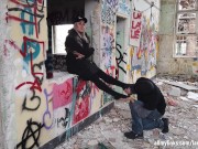 He Worship Her Black Stocking Feet 4/16