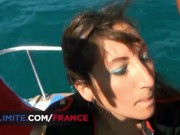 Hot brunette Charlotte have sex with 2 men 15/16