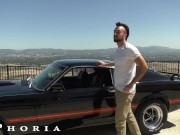 Hot Bisexual Couple Share Their First Cock Together - BiPhoria 1/16