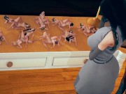 Tiny Cute Little Lesbian Girls Tribbing Orgy Show On Table 16/16