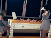 Tiny Cute Little Lesbian Girls Tribbing Orgy Show On Table 9/16