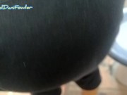 Cock and Pussy Pissing Same Time in Public Toilet 1/16