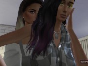 These Two Lesbian Girls Love To Fuck You In Front Of The Mirror To Watch Each Other Enjoy - SHA 5/16