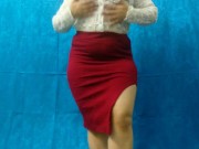 Big Ass Milf Secretary Showing Her Ass in a Virtual Meeting 4/16