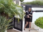 PrivateBlack - Brunette Aruna Aghora Shares A Vacation House With A BBC! 1/16