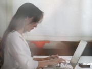 PrivateBlack - Brunette Aruna Aghora Shares A Vacation House With A BBC! 4/16