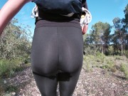 It was hard to inlay my fat ass in this tight leggings but they look so sexy on it 12/16