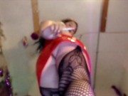 4K HD POV Giantess Latex Upskirt Squashing& Facesitting you till you Worship her HairyPussy facefuck 4/16